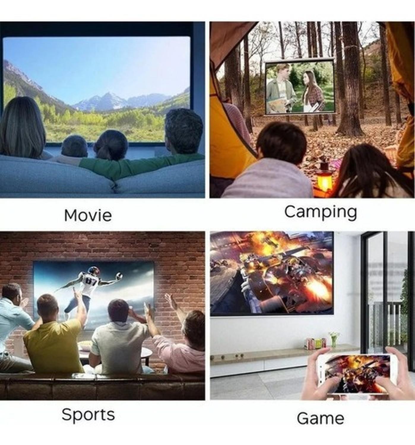 Proyector Mini Genérica General 800lm Cyber Yellow Cyber Yellow-7