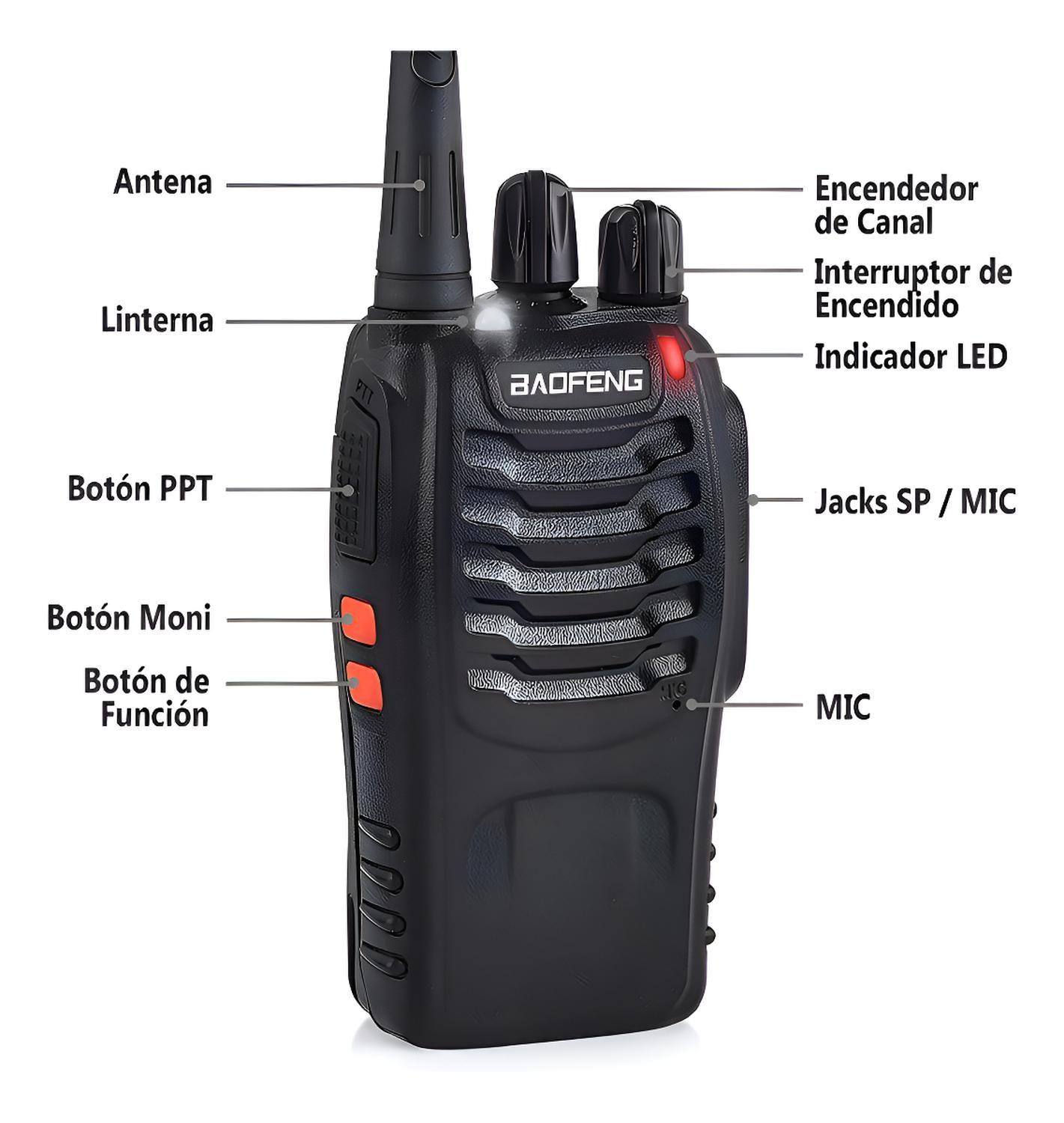 Walkie-talkie Baofeng Bf-888s Color Negro-7