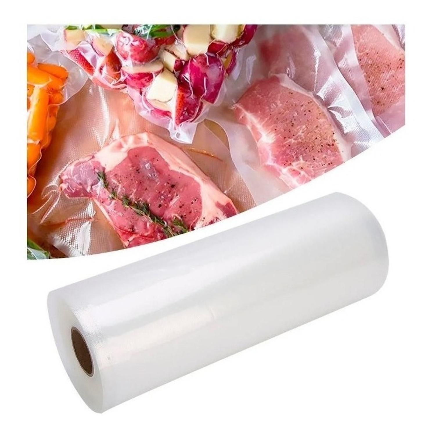Rollo Bolsas De Calidad Para Sellar Al Vacío 28 Cm X 10 Cm Transparente-0