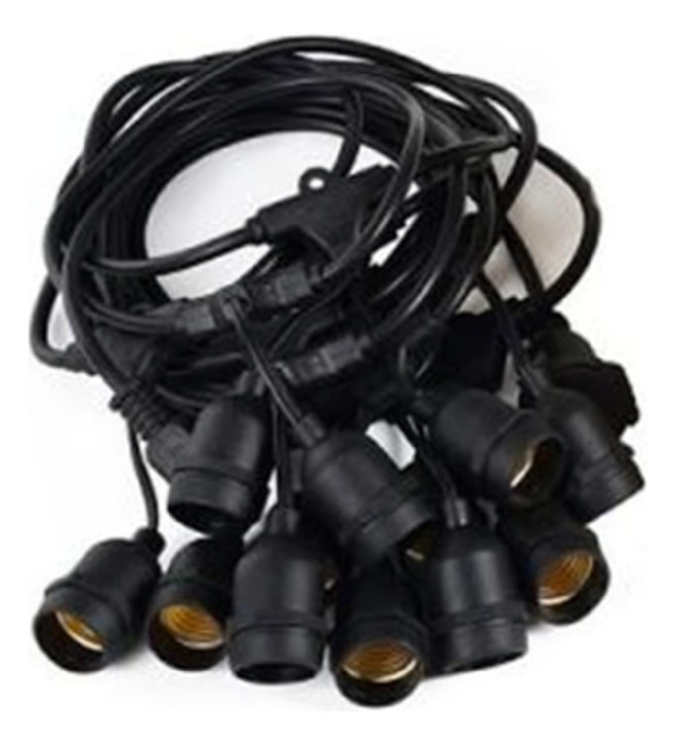 Guirnalda De Luces Led Exterior 5 Metros 10 Ampolletas Vinta Amarillo-2