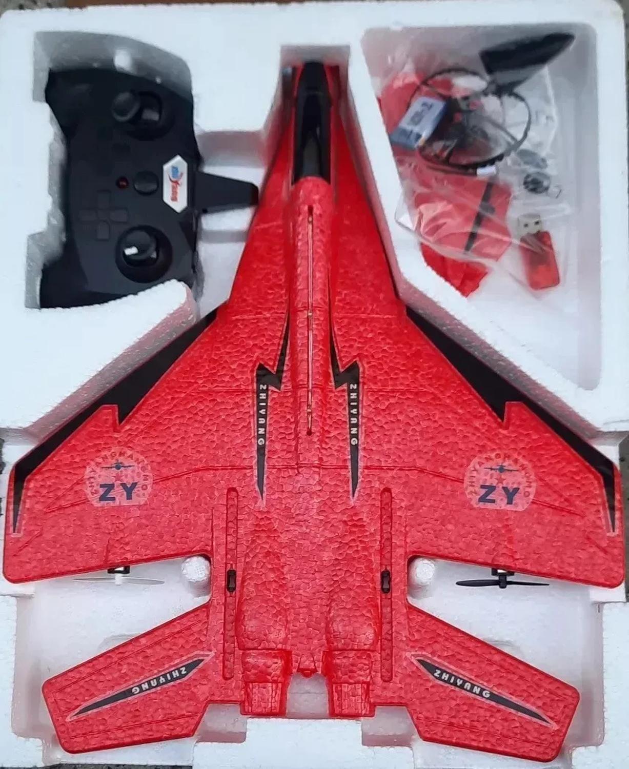 Avión De Combate A Control Remoto De Juguete Su-35 Amc Rojo Avión-2