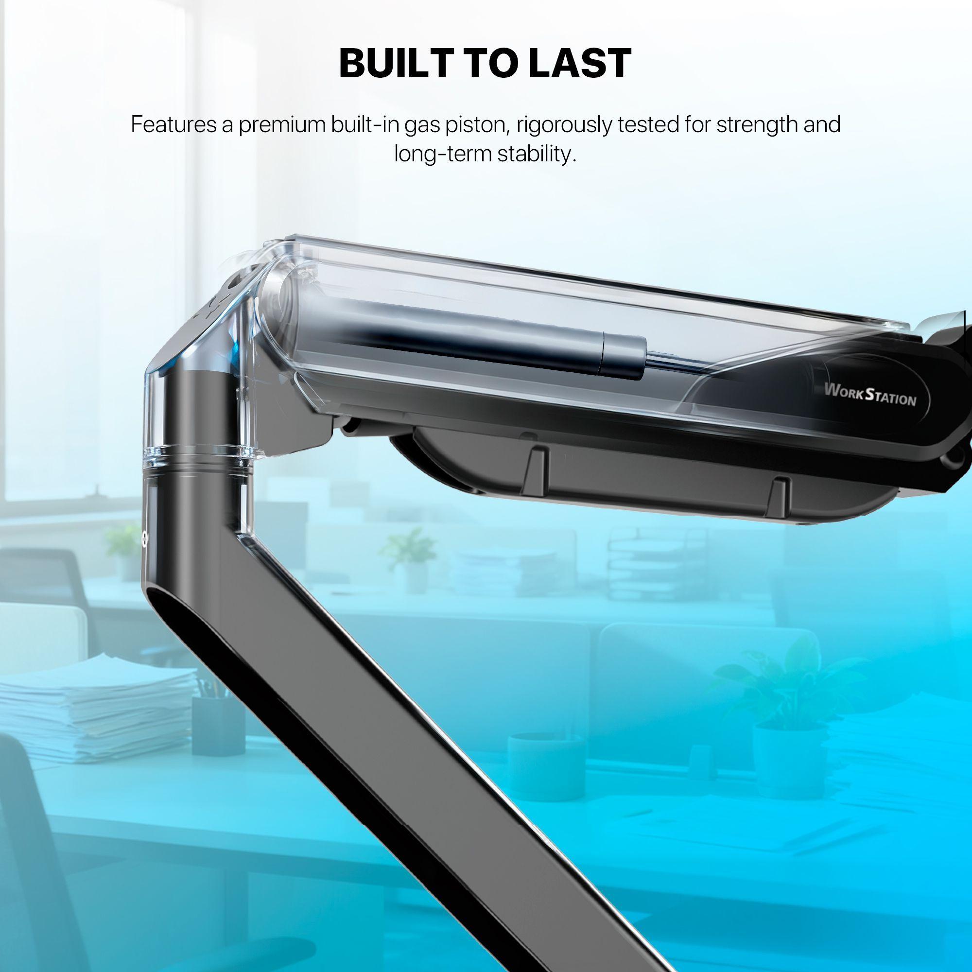 Brazo para Monitor Fantech ProMount MBS1 Workstation 13”–32” Pistón a Gas 360°-6