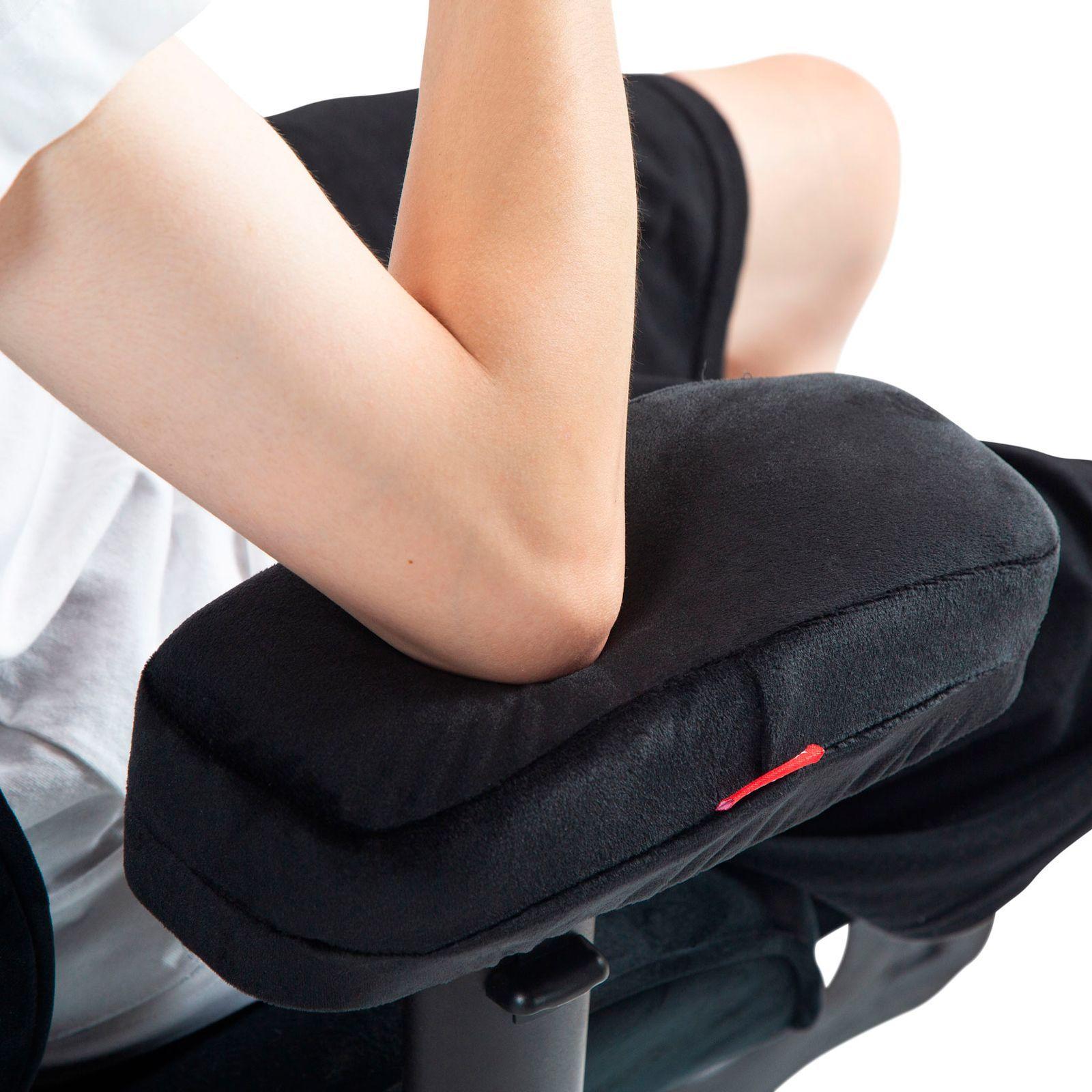 Cojín para reposa brazos Dragster Ergopad Rosso con Memory Cloud para Sillas de escritorio-3