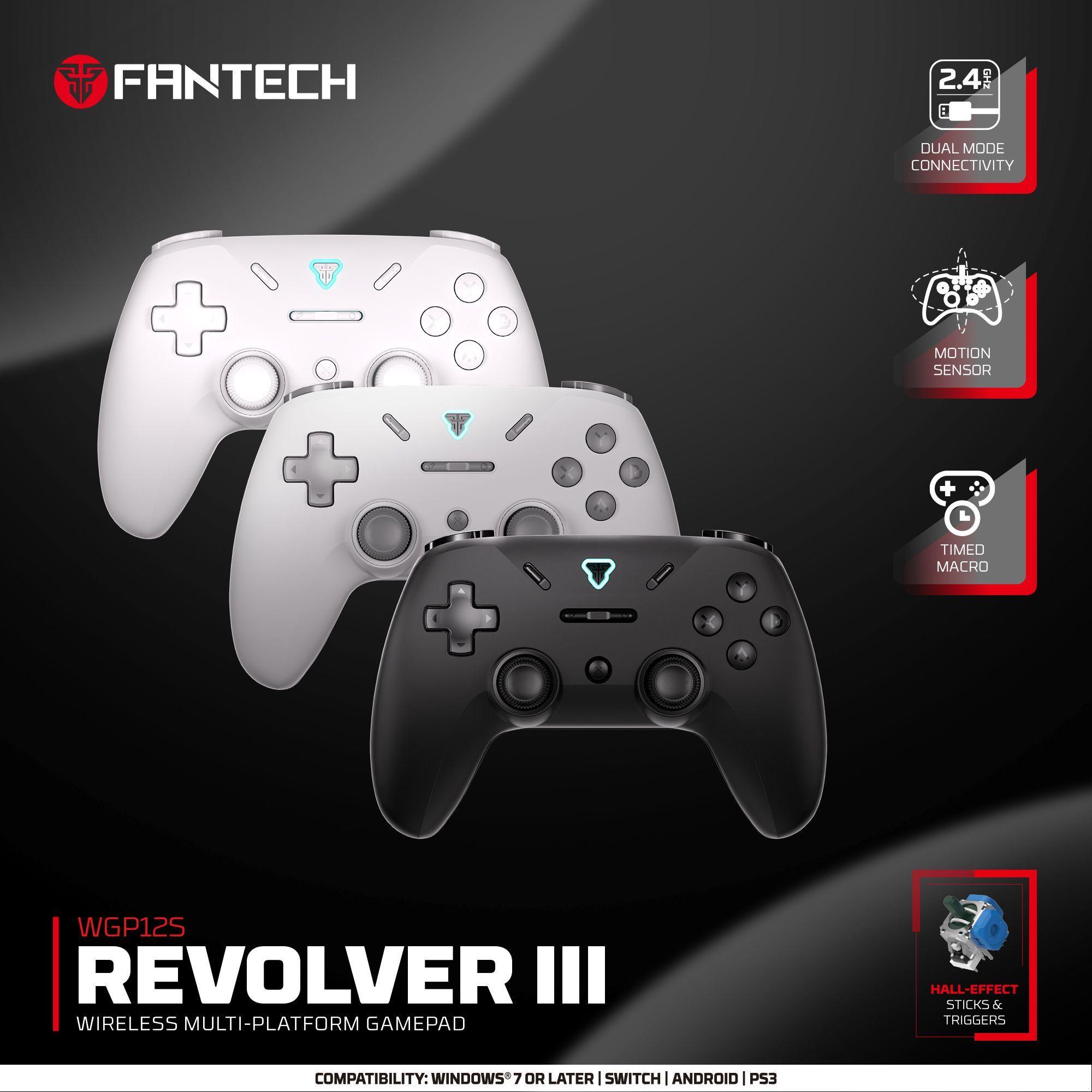 Control Inalámbrico Fantech Revolver III WGP12S Hall Effect para Nintendo Switch y PC-7