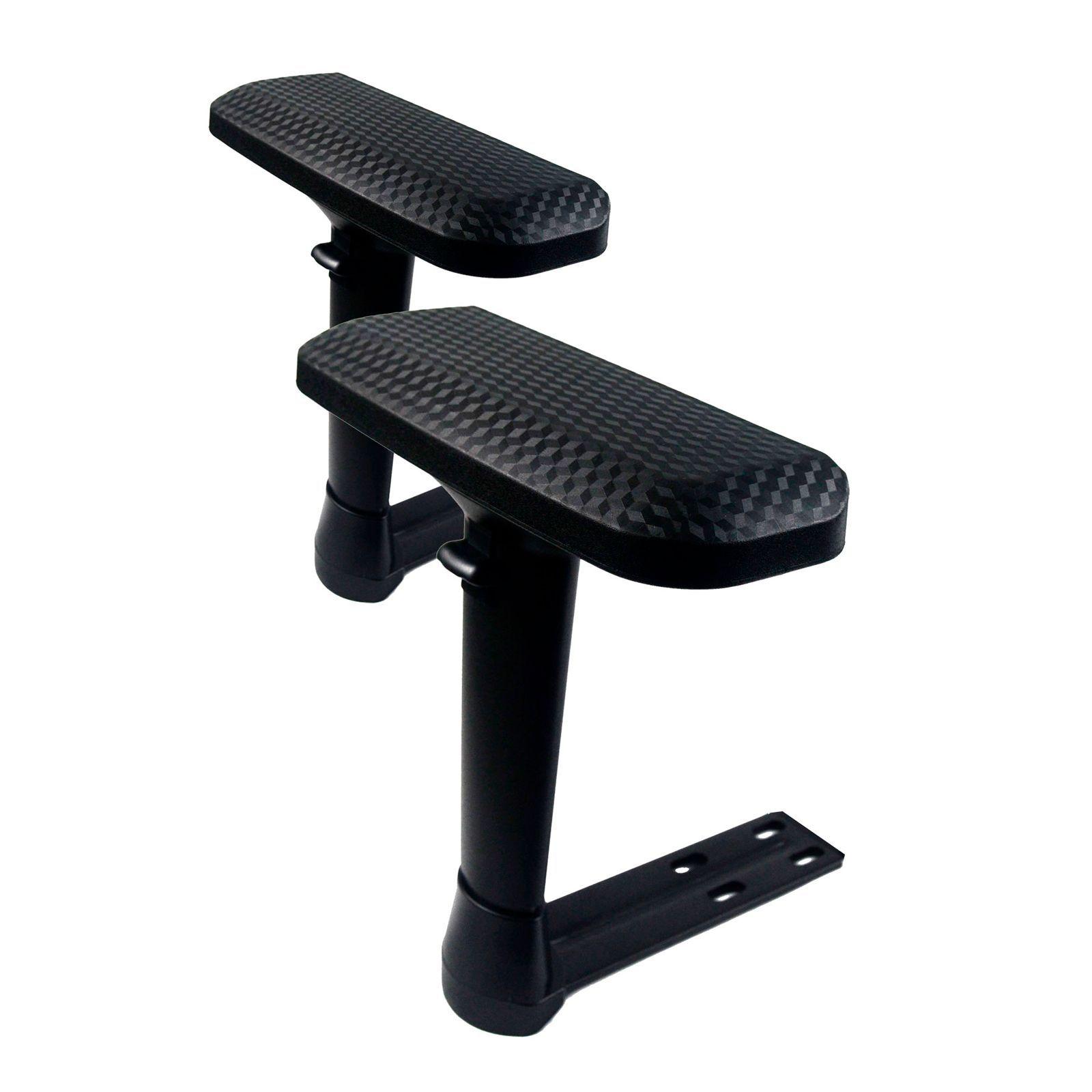 Reposabrazos 4D Dragster Carbono Black para Silla Gamer | Pack 2-2