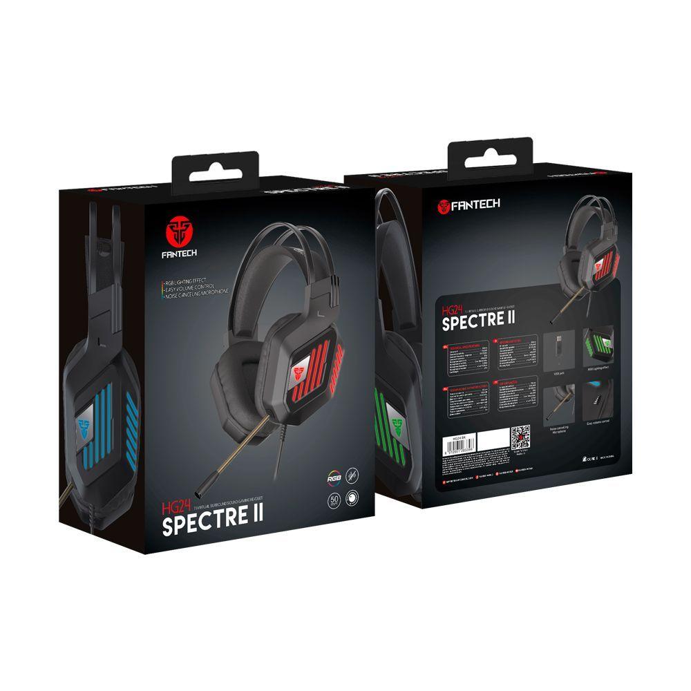 Audífonos PC 7.1 USB Fantech Spectre II RGB HG24-5