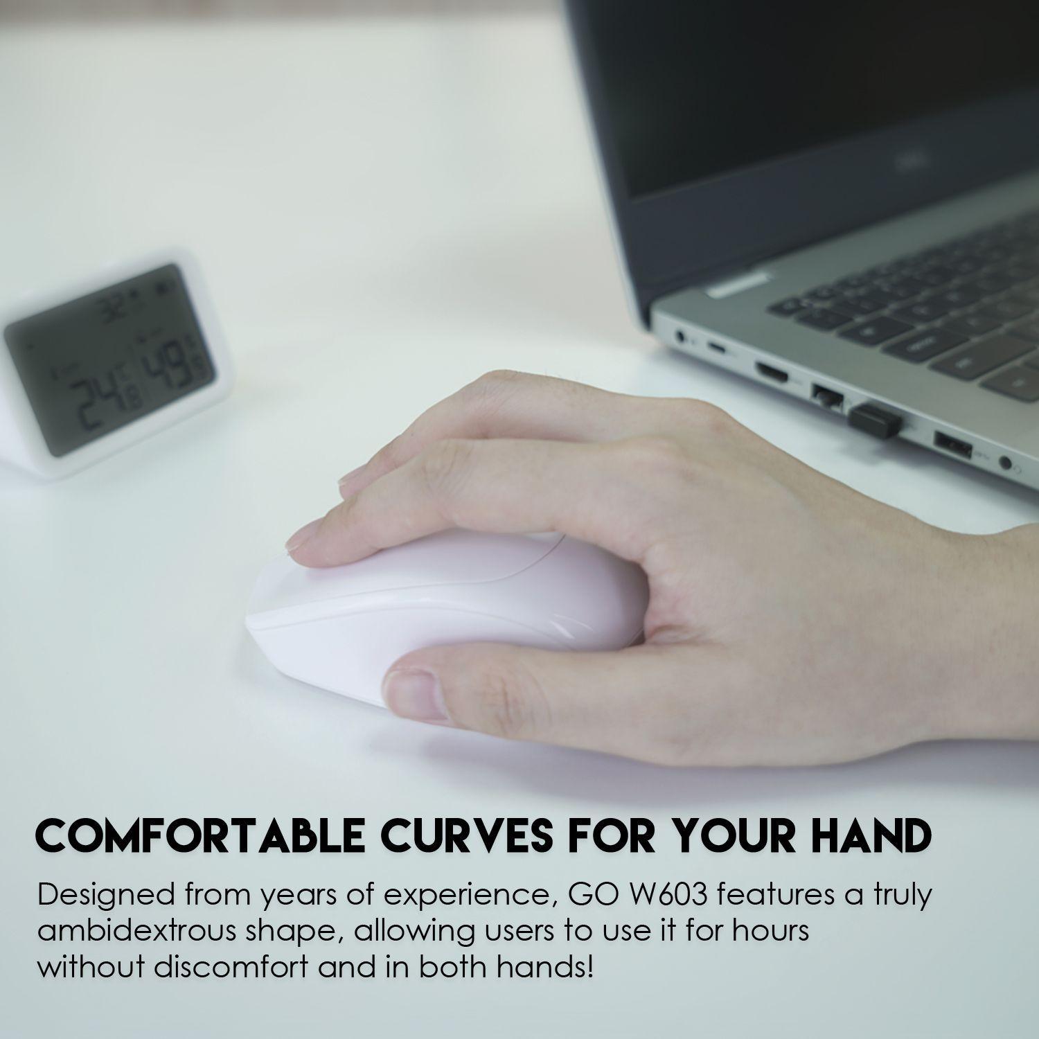 Mouse Inalámbrico Fantech W603 GO Black – 1600 DPI, 3 Meses de Autonomía-6