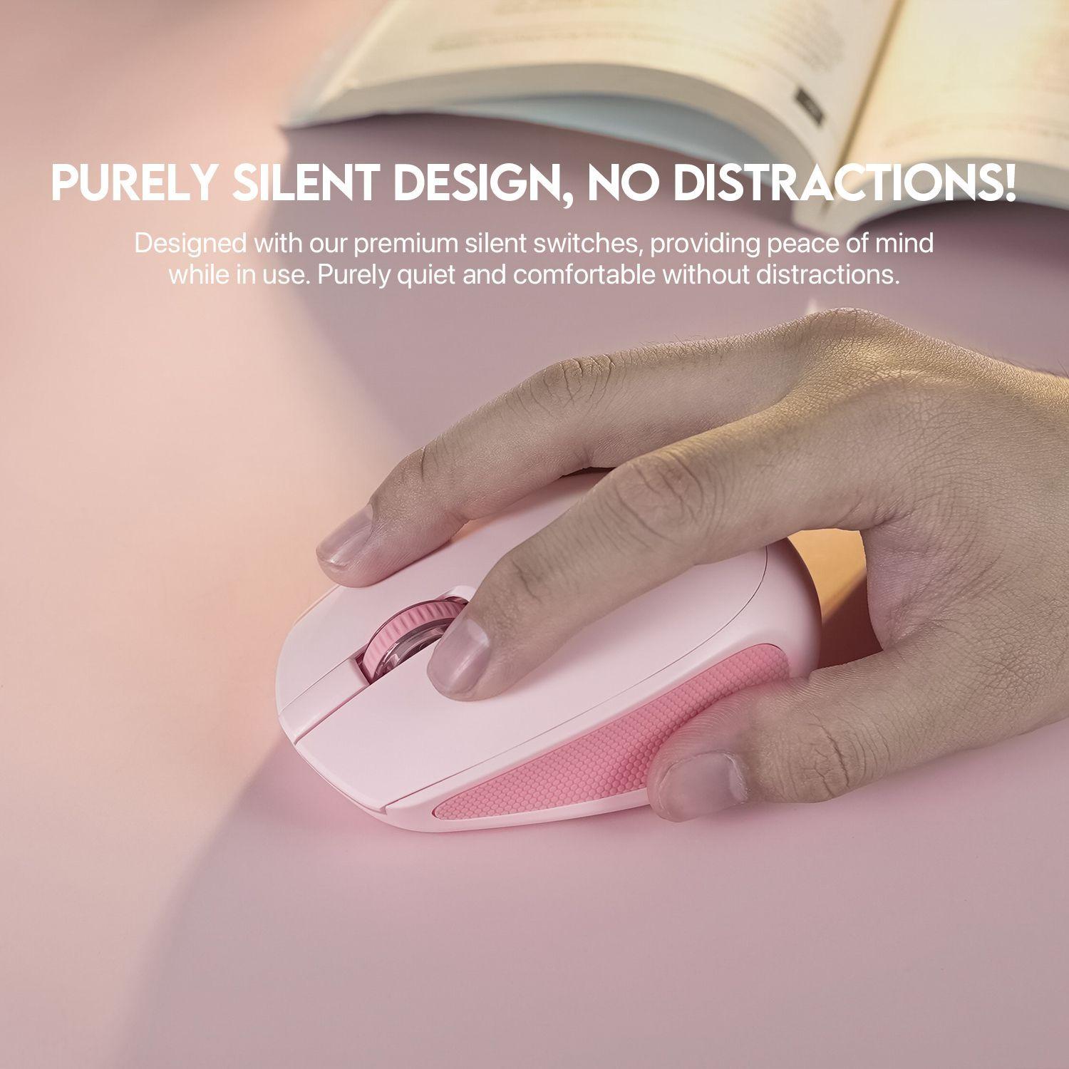 Mouse Inalámbrico Fantech W193 GO Blue Dual Mode – Bluetooth + 2.4GHz, 1600 DPI-4