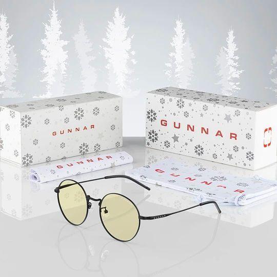 Lentes lectura y PC Con filtro azul Gunnar Ellipse Onyx Amber Bundle 65% Filtro luz azul-3