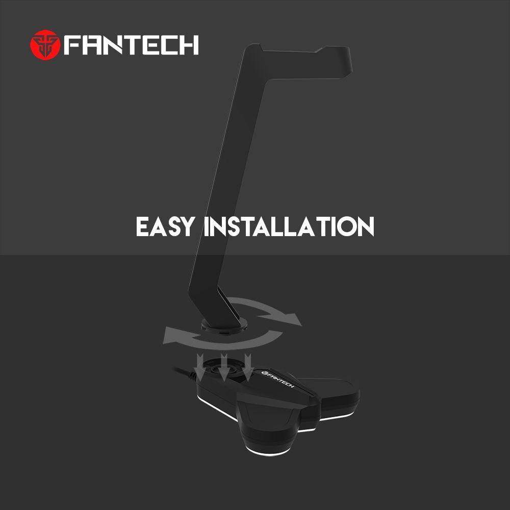 Soporte para Audífonos Fantech AC3001s Tower RGB con Base Antideslizante-2