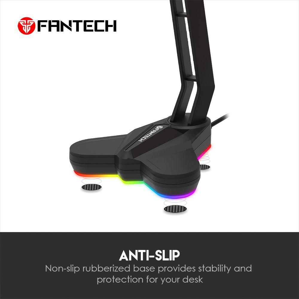 Soporte para Audífonos Fantech AC3001s Tower RGB con Base Antideslizante-4