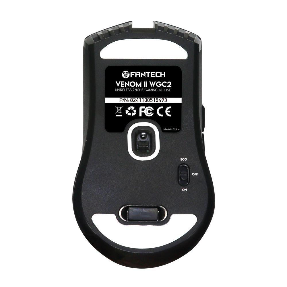 Mouse Inalámbrico Fantech Venom II WGC2 Green – PixArt 3212, 2400 DPI, Wireless-3