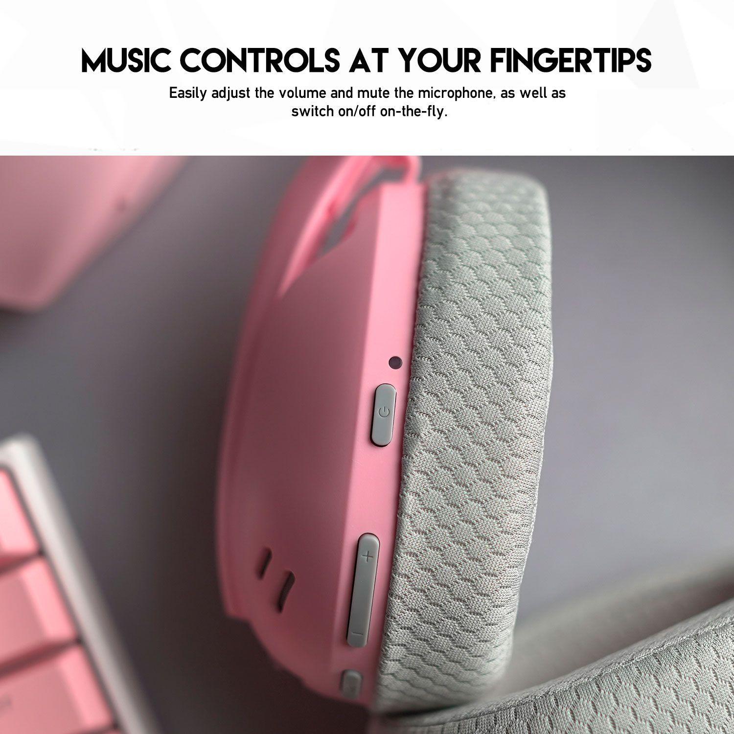 Audífonos Inalámbricos Fantech WHG01 TAMAGO Bluetooth 5.0 Micrófono Desmontable 18h-3