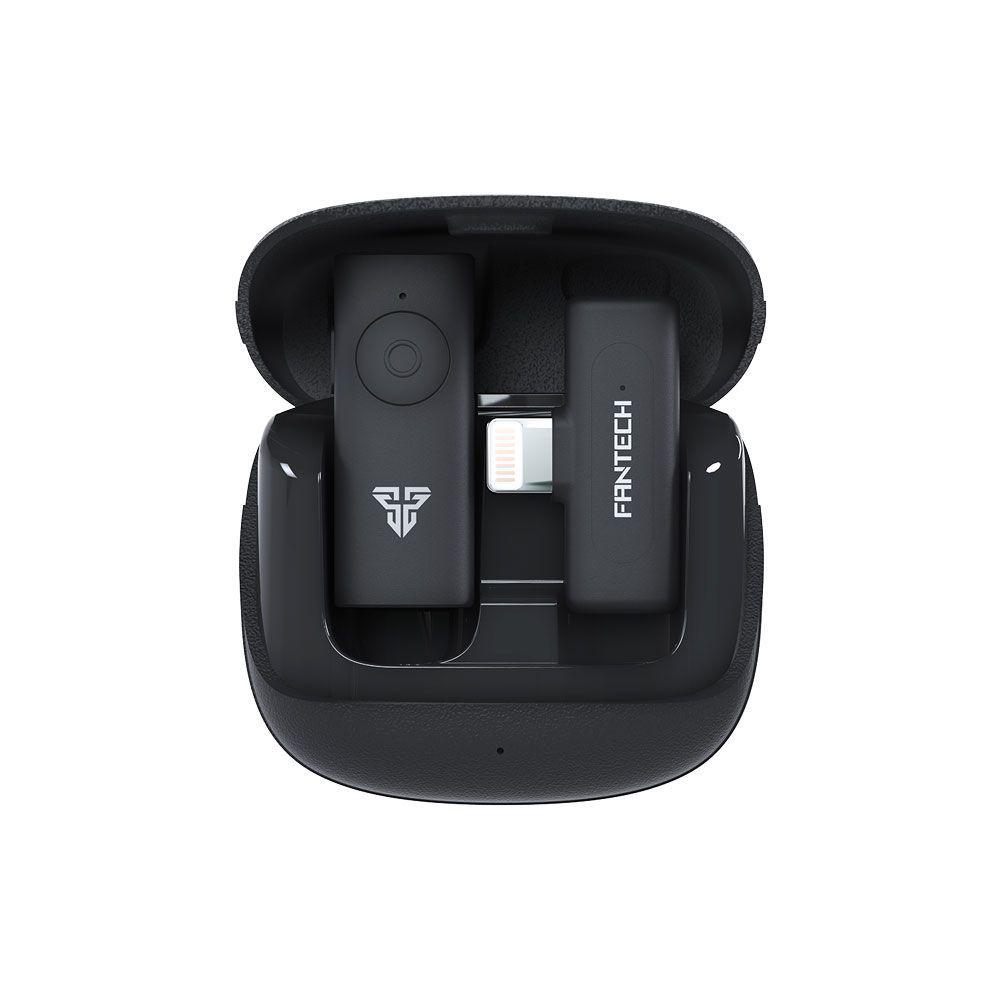 micrófono inalámbrico iphone Fantech Leviosa Air WMV11L lavalier Lightning wireless mic-2