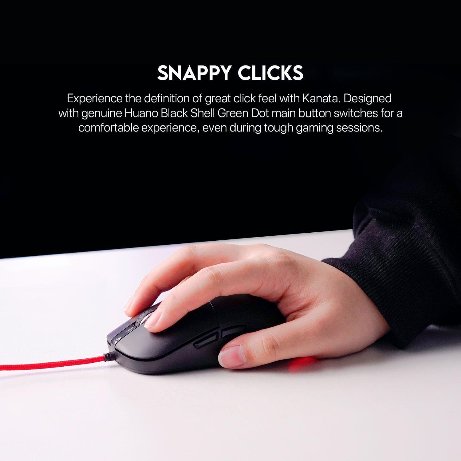 Mouse Gamer Fantech VX9 Kanata 3600 DPI Ambidiestro Ultraliviano con Iluminación LED-7