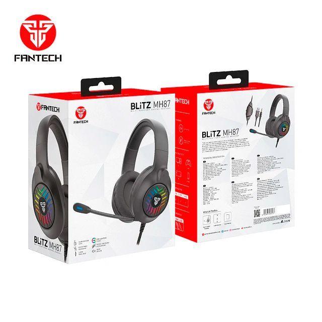 Audífonos gamer Playstation Fantech BLITZ RGB MH87 Gaming Headset Multiplataforma ps5-6