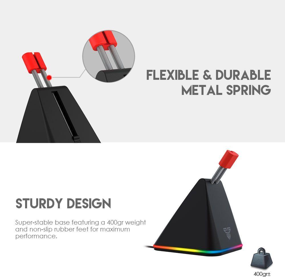 Bungee para Mouse Fantech MBR01s Prisma RGB Soporte con Iluminación y Base Antideslizante-2