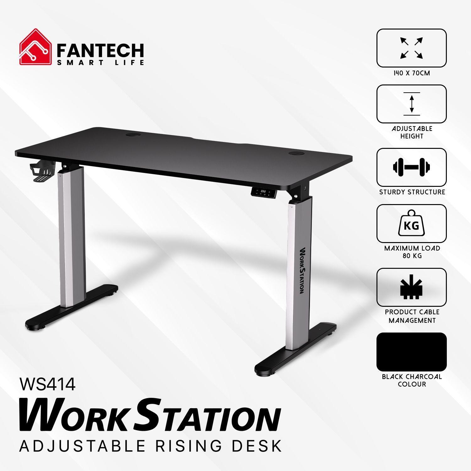 Escritorio Fantech WS414 WorkStation Regulable en Altura 140x70 cm hasta 80 kg-6
