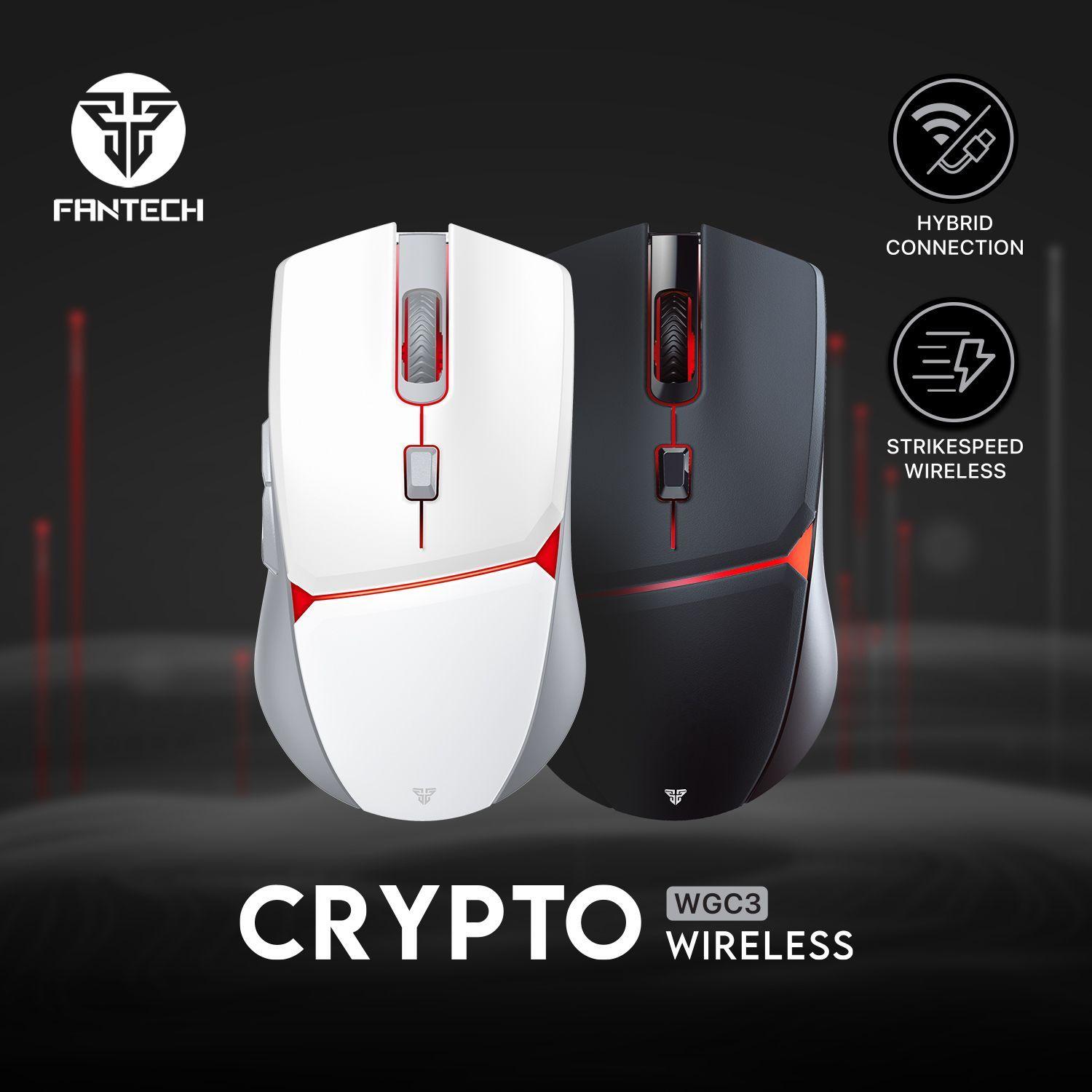 Mouse Inalámbrico Gamer Fantech WGC3 Crypto 10000 DPI Wireless 2.4GHz RGB-7