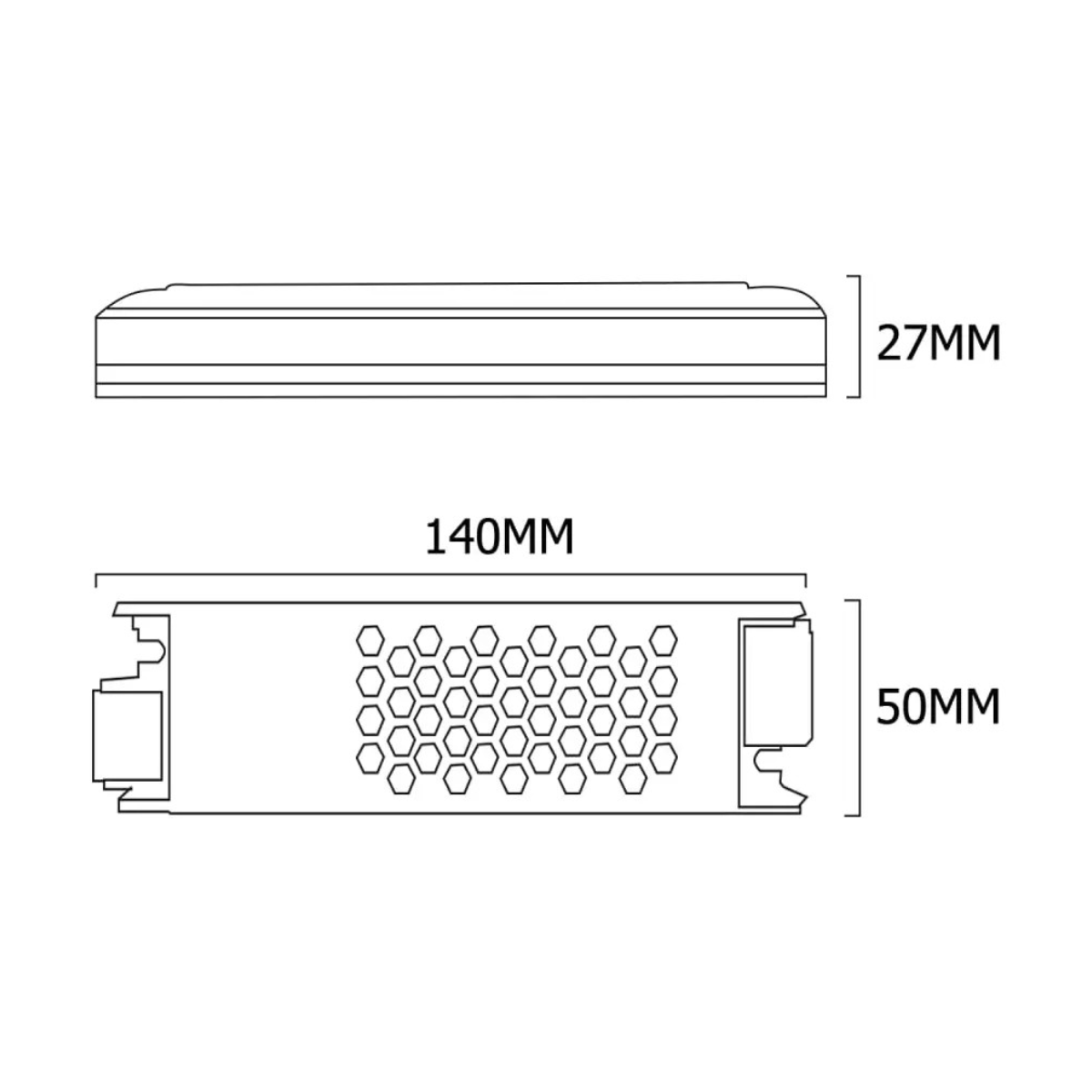 2 Fuentes de Poder 24V 4.16A 100W HQ Ultra Compacta-2