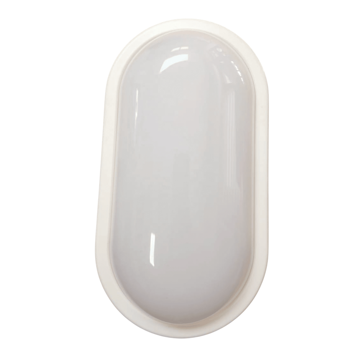 4 Focos Tortuga Led Blanco Ovalado 15W IP44 Luz Fría-2