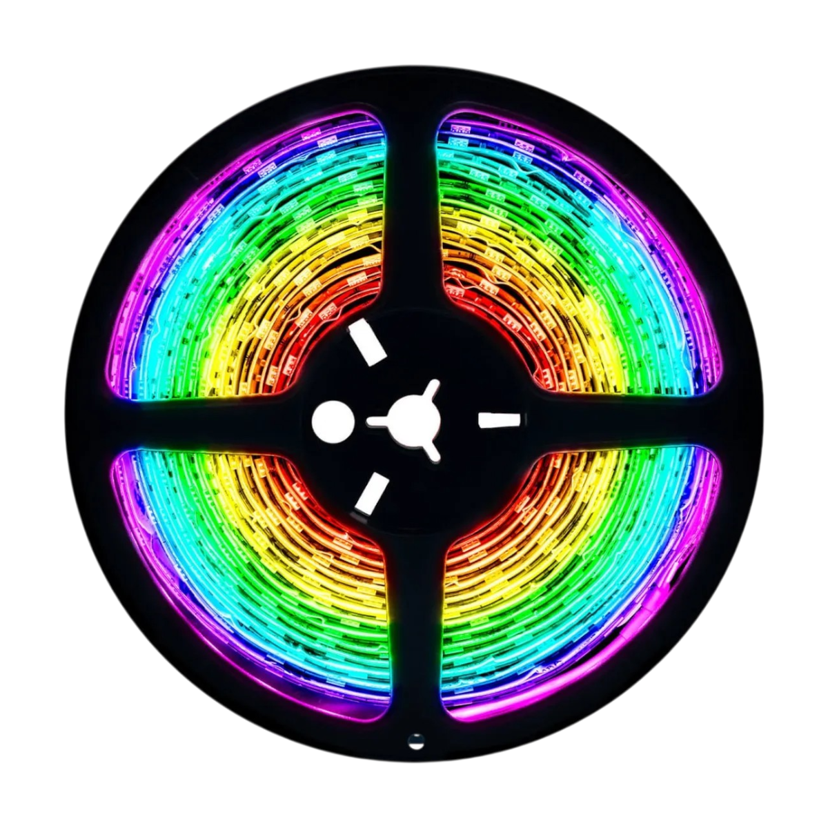 Cinta Led 12V 5050 Digital WS2811 IP20 RGB 5mt más Control Remoto-6