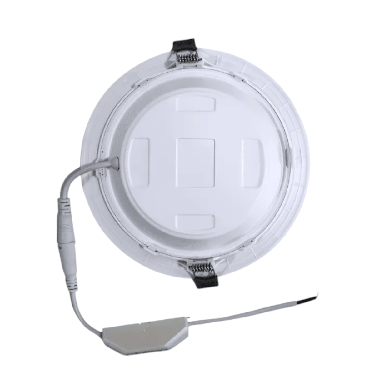 6 Focos Panel Led 18W Redondo Embutido 225 205mm Luz Fría-2