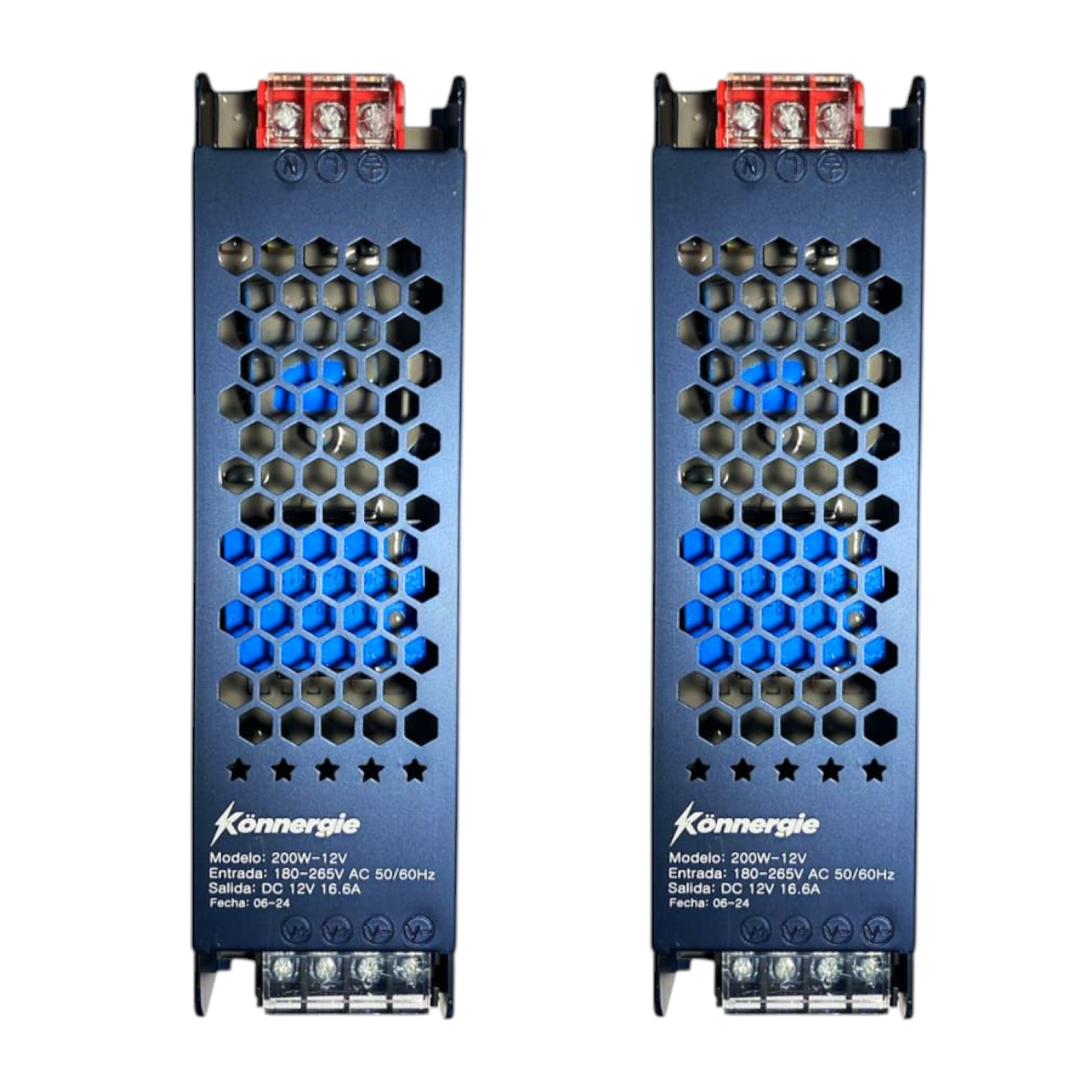 2 Fuentes de Poder 12V 16.5A 200W HQ Compacta-0