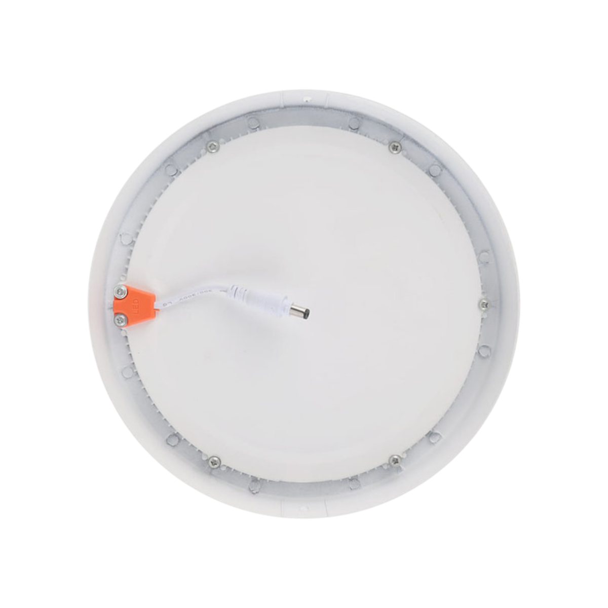 6 Focos Panel Led 18W Redondo Sobrepuesto 225mm Luz Fría-2