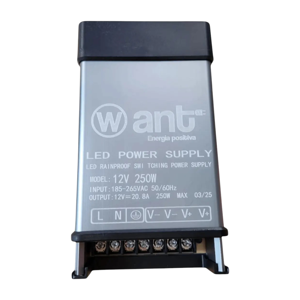 2 Fuentes de Poder 12V 20A 250W IP44-4