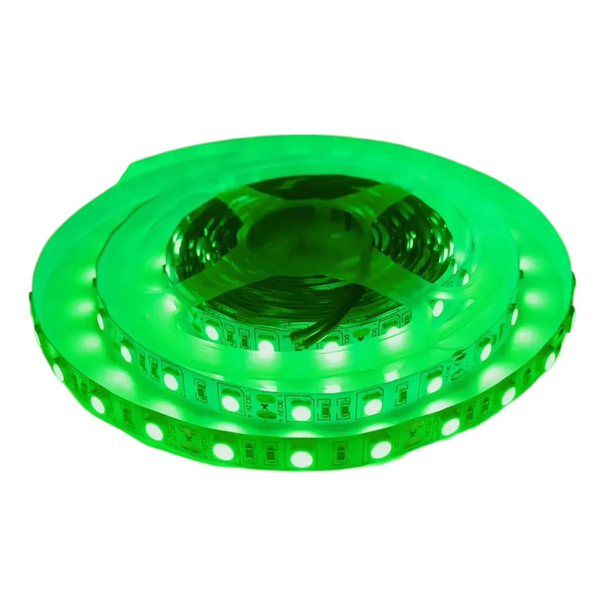 2 Cintas Led 12V 5050 14,4W IP20 60Led/m 5mts Verde-4