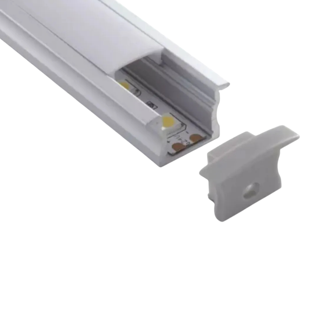 9 Perfiles de 1 metro Alto Embutido para Cinta Led 1201-2