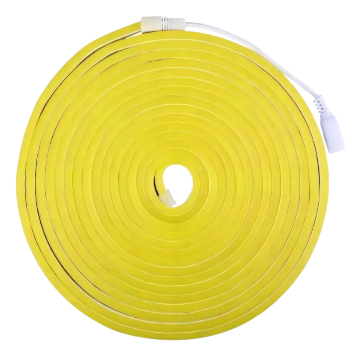 Cinta Led Neón 12V 5mt Amarillo Transformador 60W 220V-2