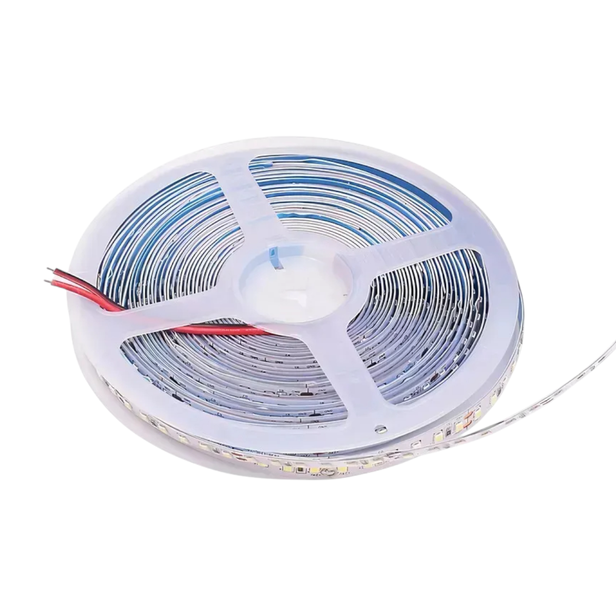 3 Cintas Led 12V 2835 Rollo 10mts 3000k Luz Cálida-1