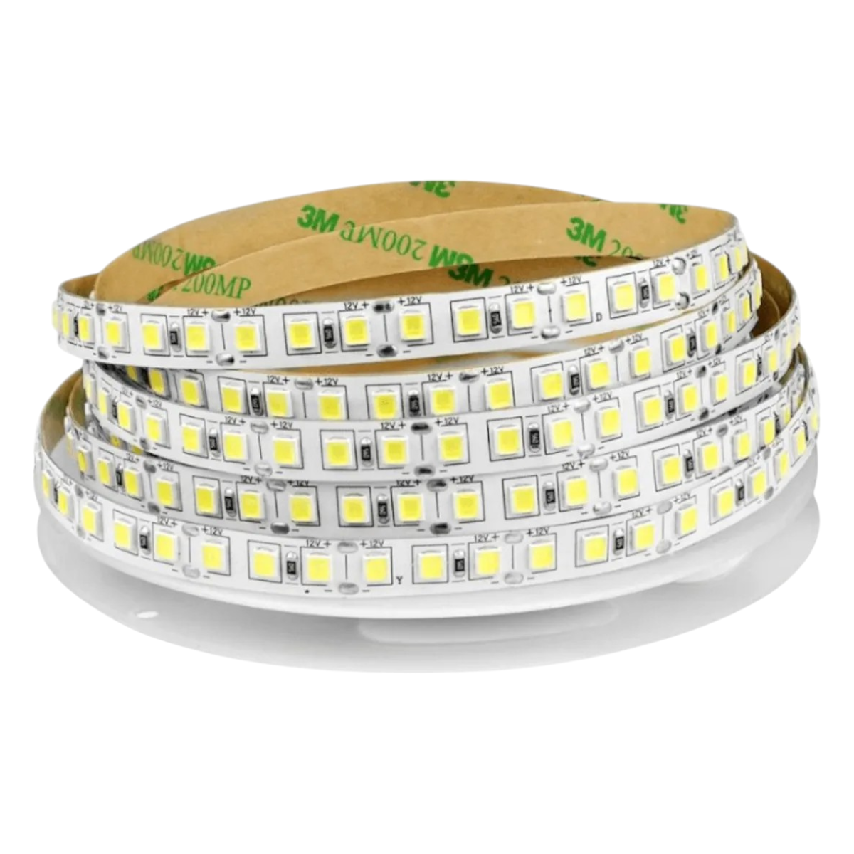 4 Cintas Led 12V 4040 7W IP20 60Led/m 5mt Luz Fría-3