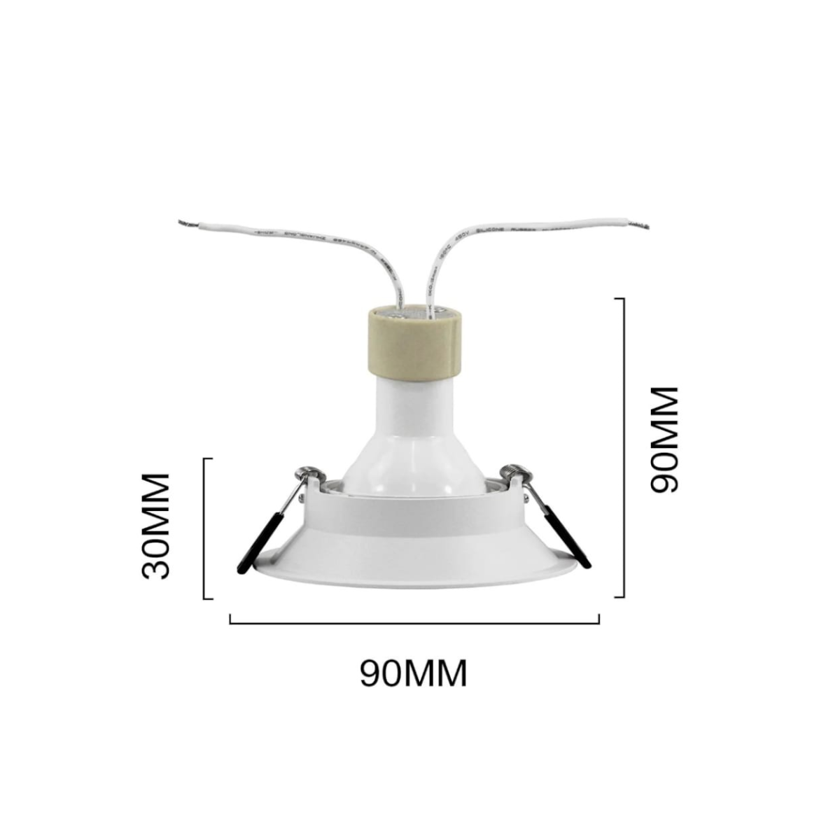 10 Focos Spot Redondos Embutidos Blanco Luz Fría-4