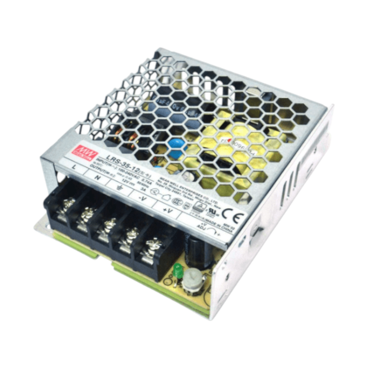 2 Fuentes de Poder Mean Well 12V 3A 35W-3