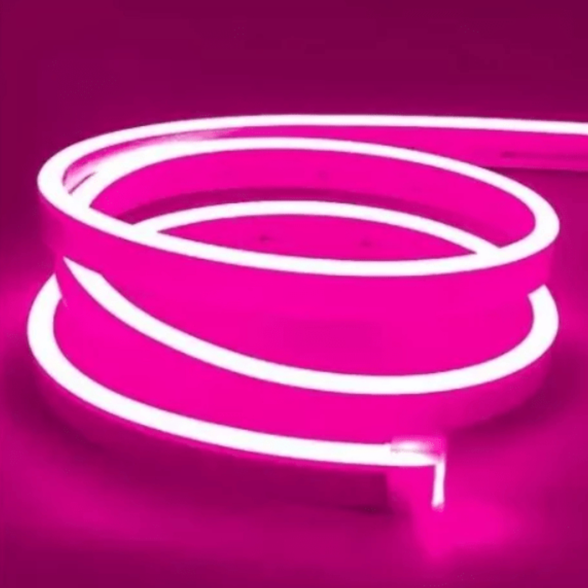 2 Cintas Led Neón 12V Rosado 5mt-3
