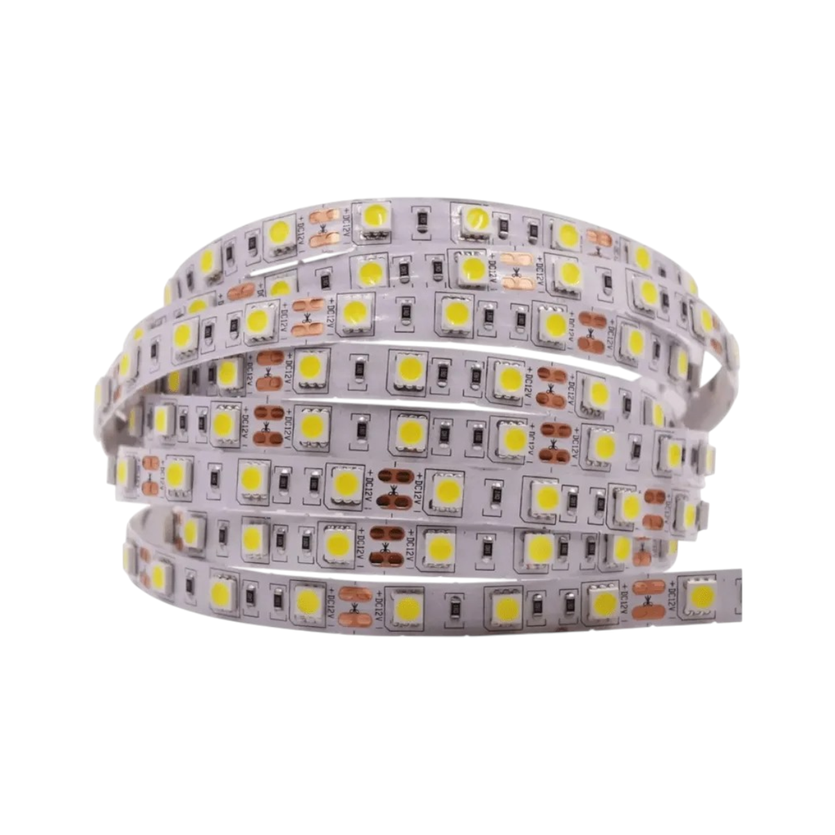 4 Cintas Led 12V 4040 7W IP65 60Led/m 5mt Luz Cálida-3