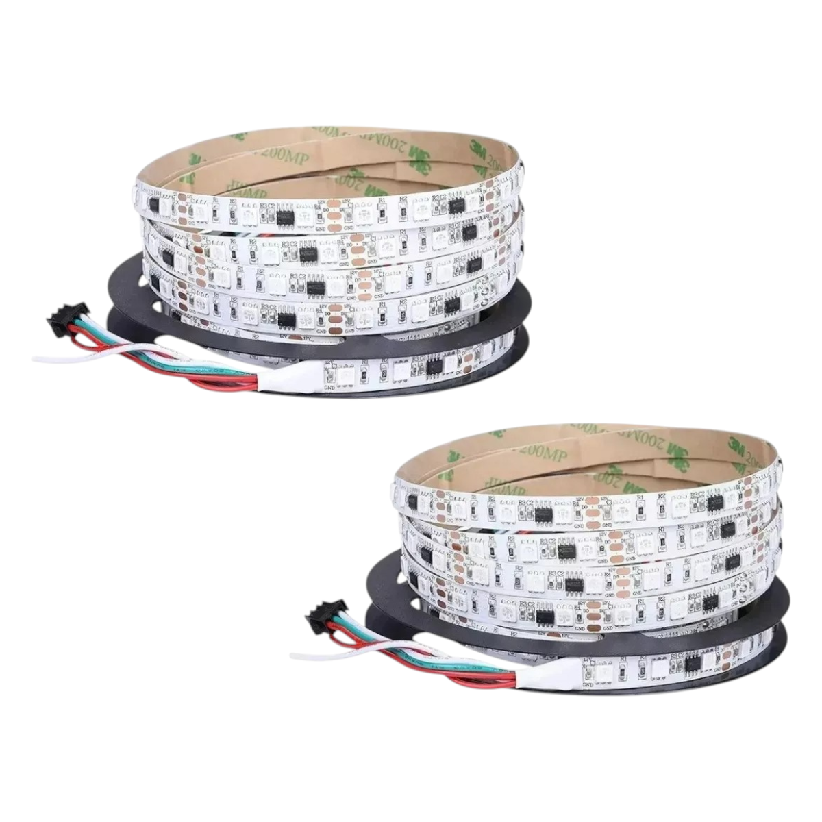 2 Cintas Led Pixel Digital WS2811 12V 30Led/m IP20 5mts RGB-2