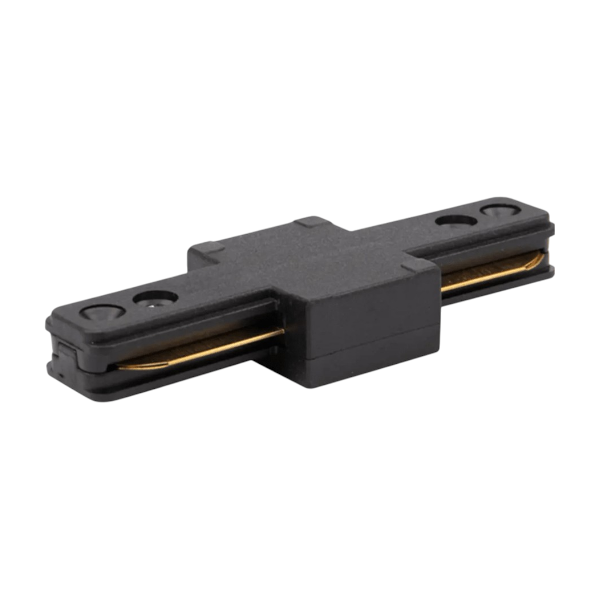 10 Uniones Para Riel Energizado Monofásico Recta Negro-4