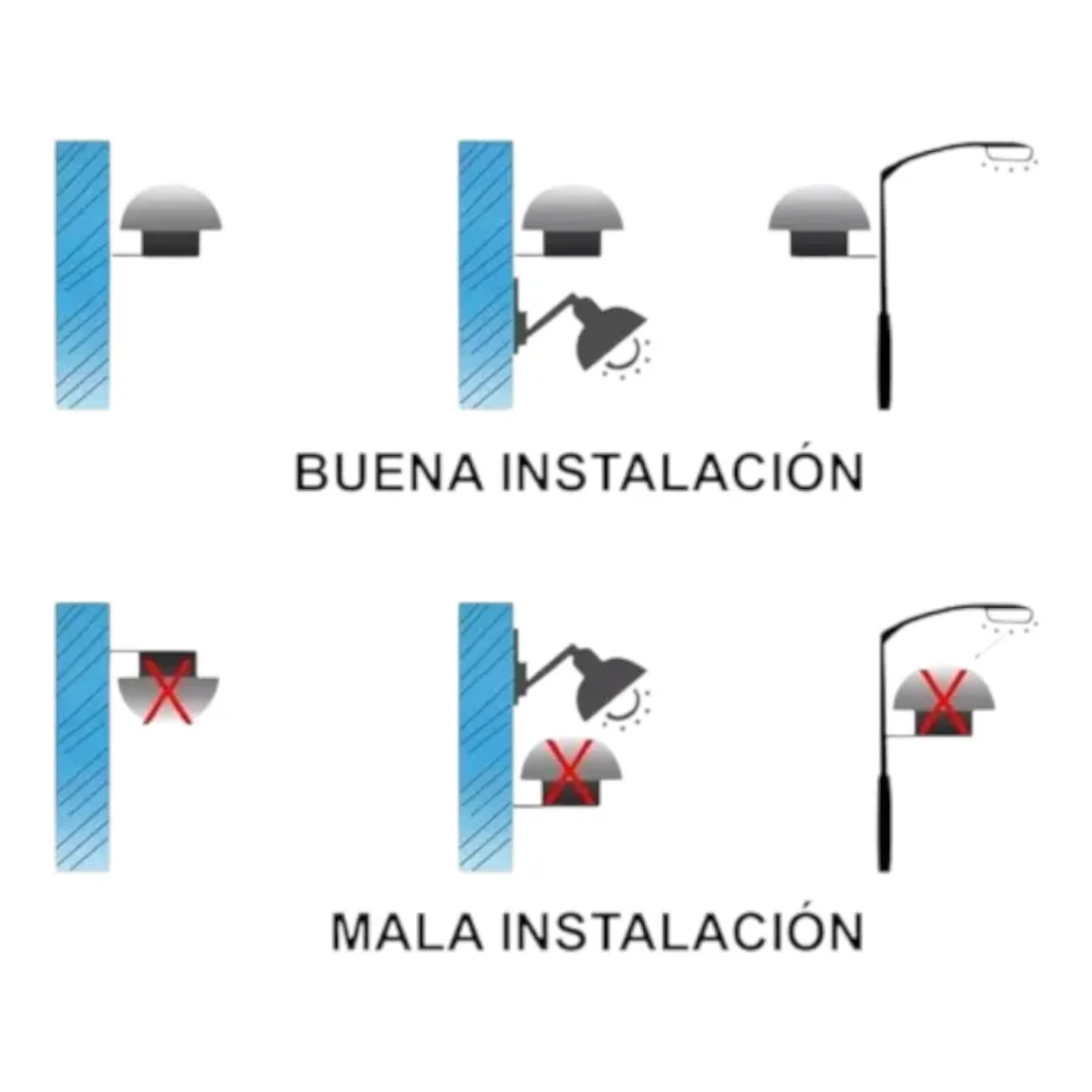 Pack Luminaria 150W Luz Fría con Brazo Soporte más Fotocelda-8