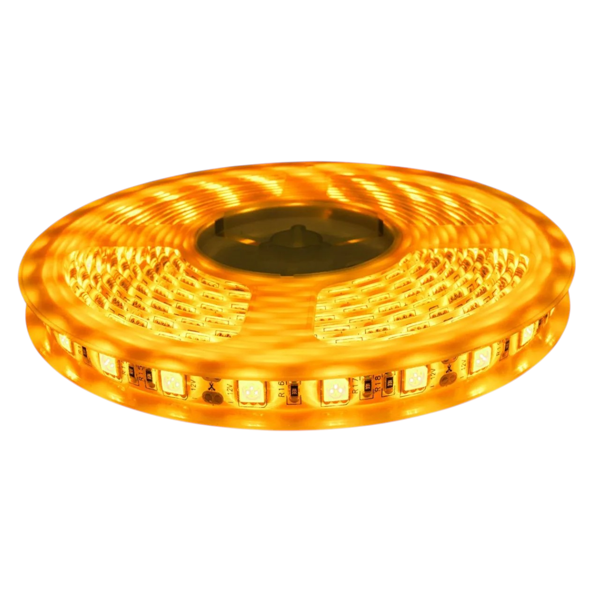 2 Cintas Led 12V 5050 14,4W IP65 60Led/m 5mt Amarillo-2
