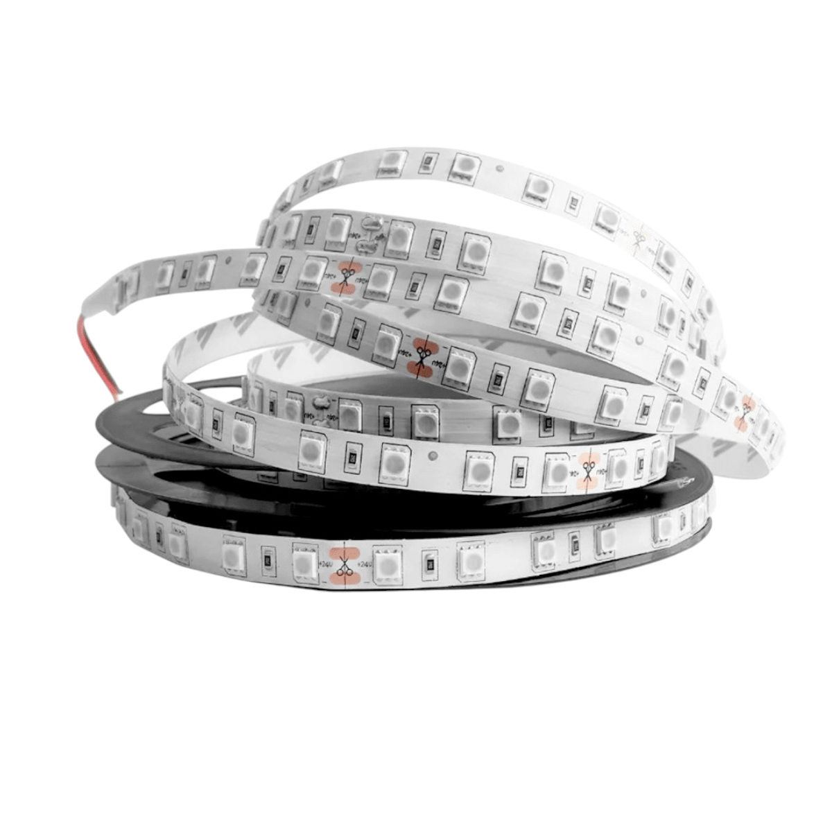 4 Cintas Led 12V 4040 7W IP20 60Led/m 5mt Celeste-2