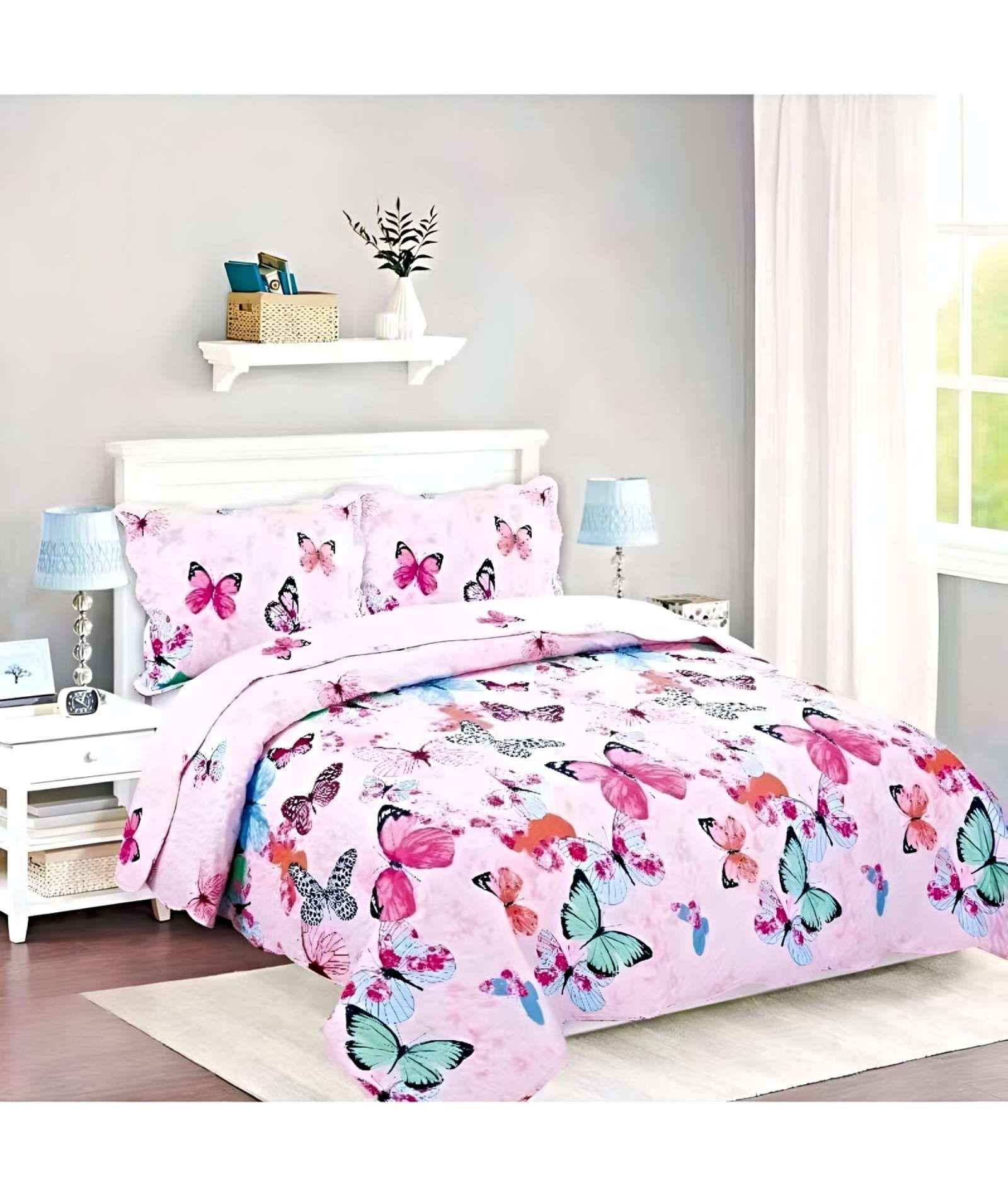 CUBRECAMA COLCHA QUILT DE VERANO PLAZA Y MEDIA A15-2
