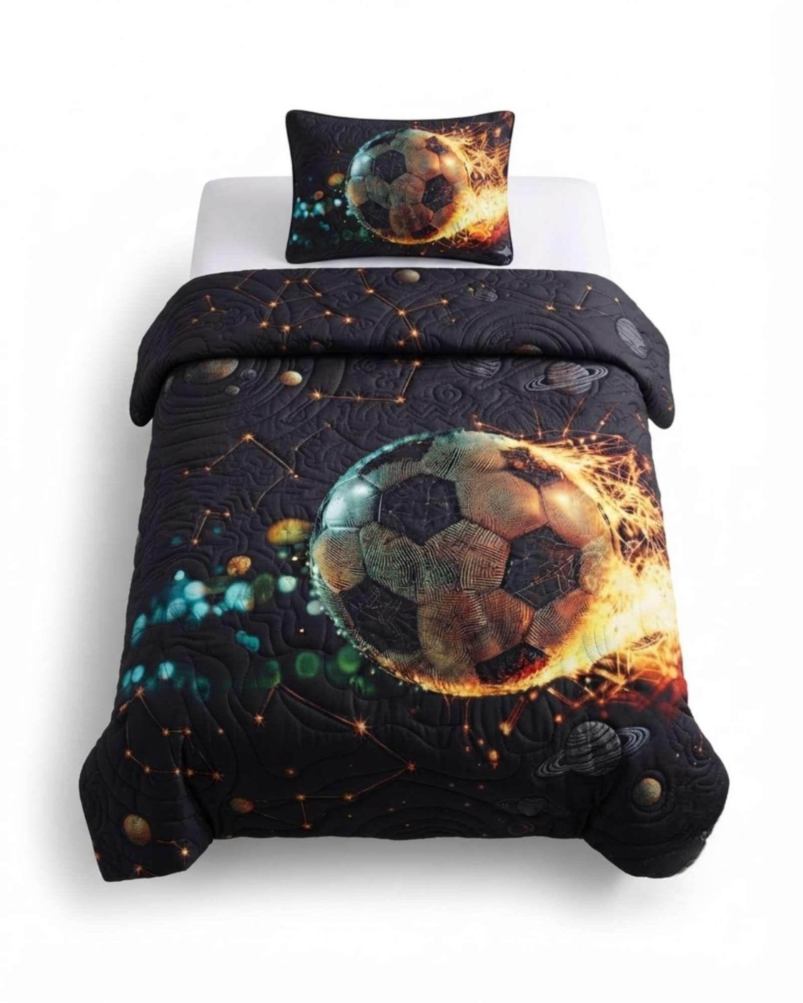 Set De Cama Verano 1.5 Plazas Cubrecama Ultraligero Mas Almohada m12-5