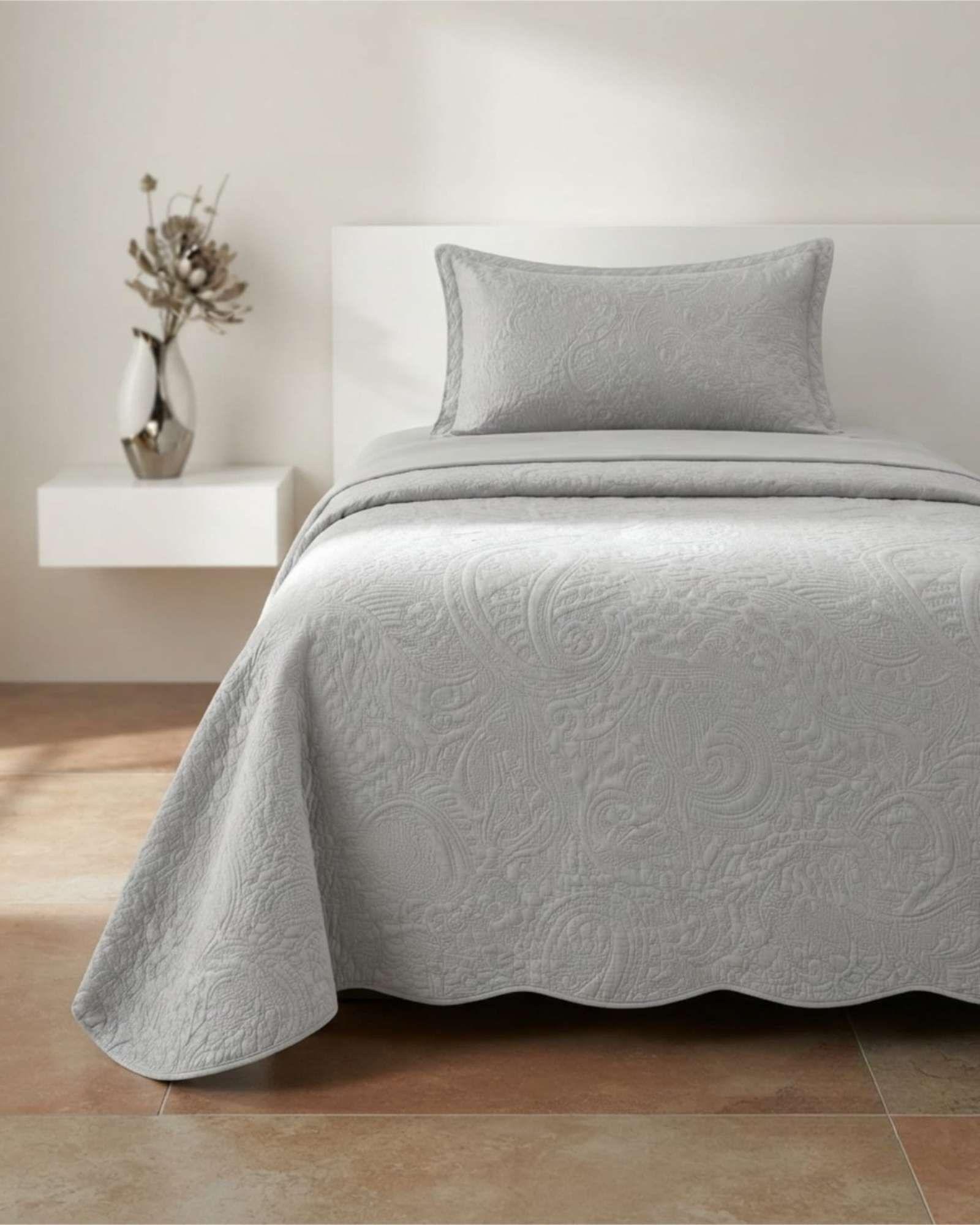 Cubrecama Verano Quilt 1.5 Plazas Texturizado 01-2