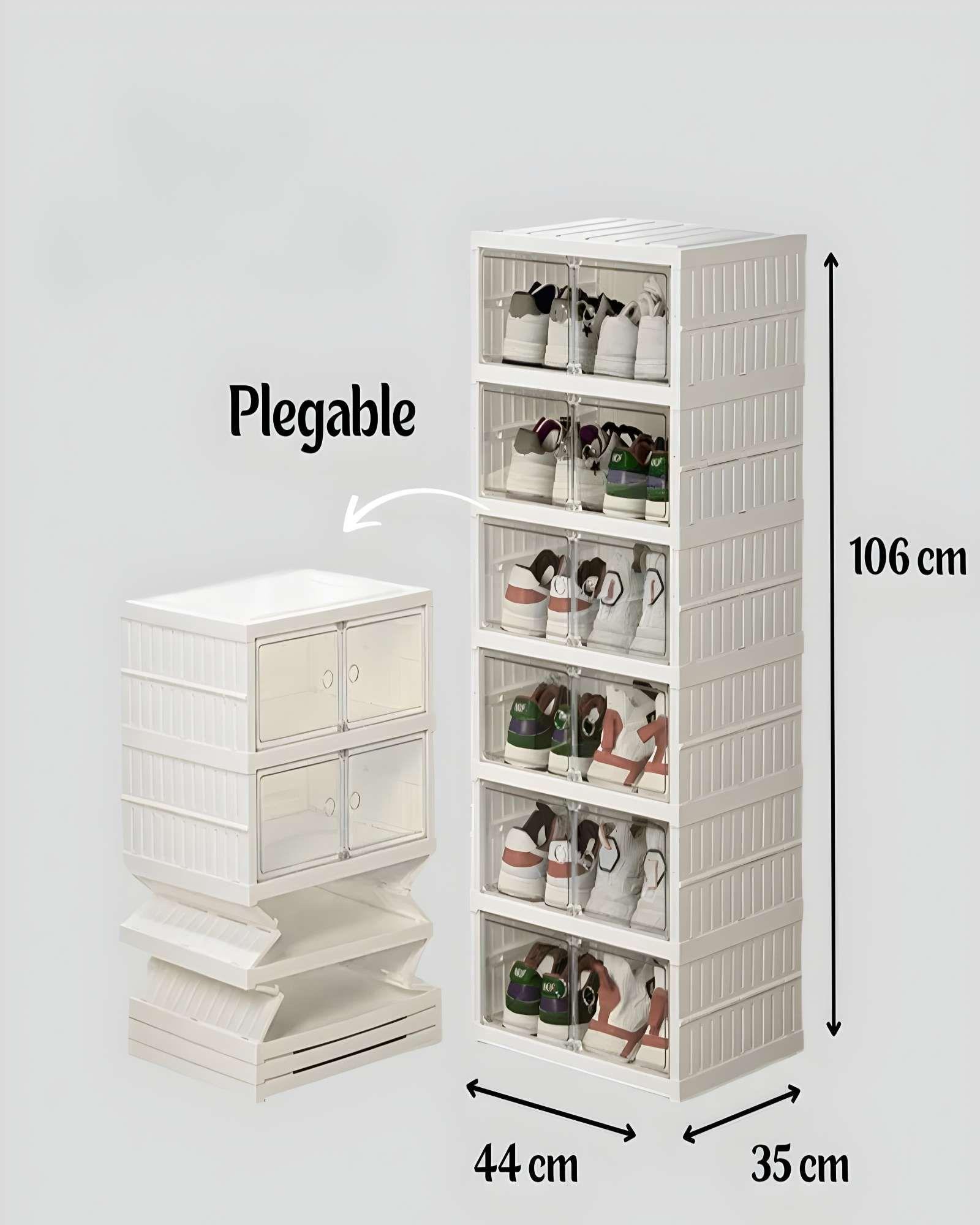 ZAPATERA ORGANIZADOR 6 NIVELES DOBLE PLEGABLE-2