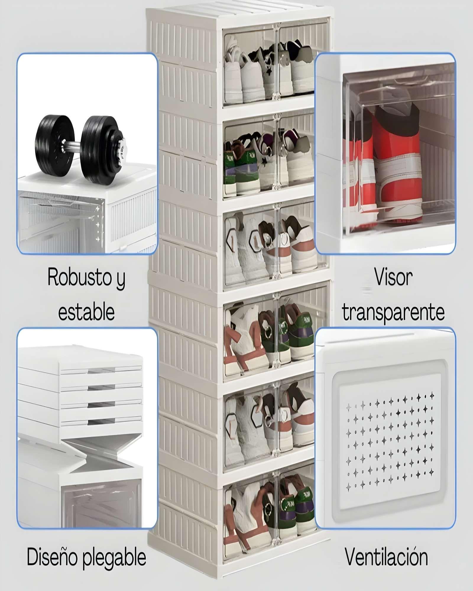 ZAPATERA ORGANIZADOR 6 NIVELES DOBLE PLEGABLE-3