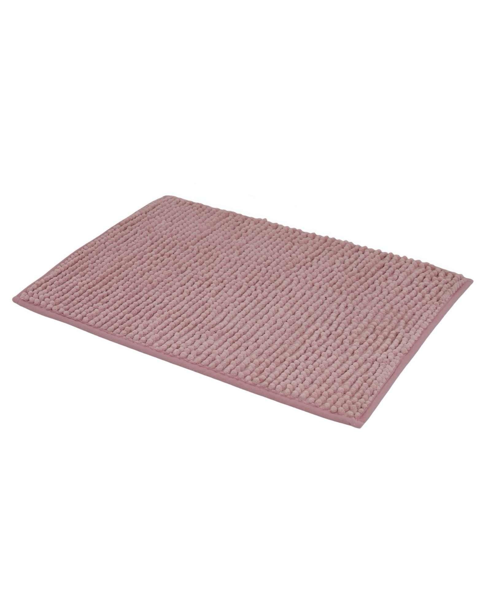 ALFOMBRA DE BAÑO  DELGADA ROSADO 40X60 cm-0